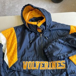 University of Michigan 1/4 zip pullover size XL! Vintage!!!